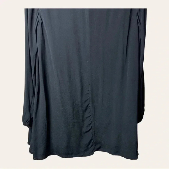 PEACH LOVE OF CALIFORNIA MINI DRESS LONG‎ SLEEVES SIZE MEDIUM BLACK COLOR - Picture 10 of 10